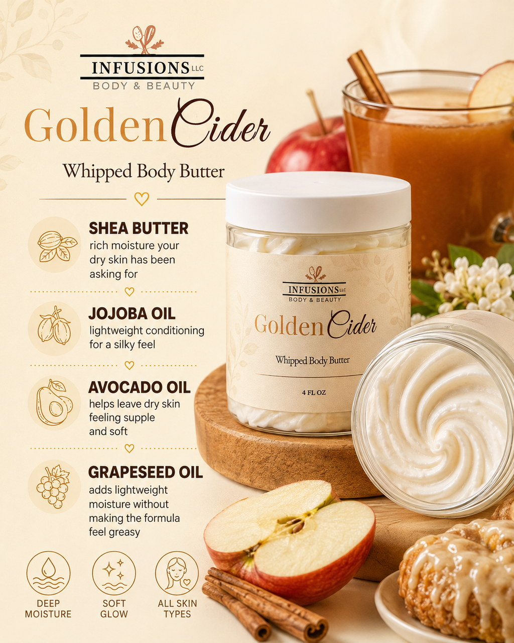 Golden Cider Whipped Body Butter
