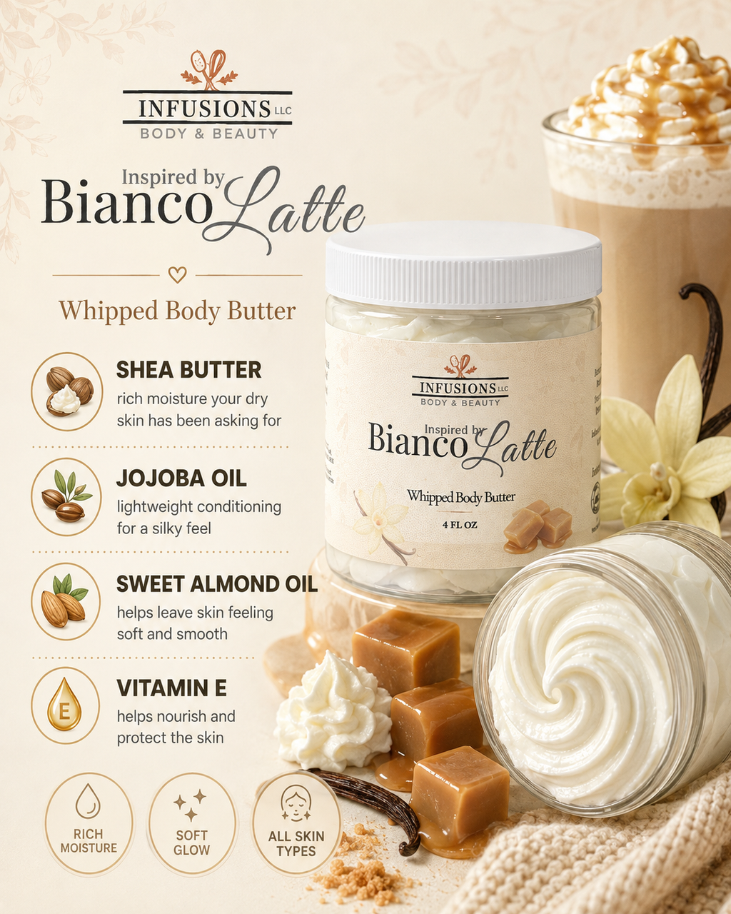 Bianca Latte Whipped Body Butter