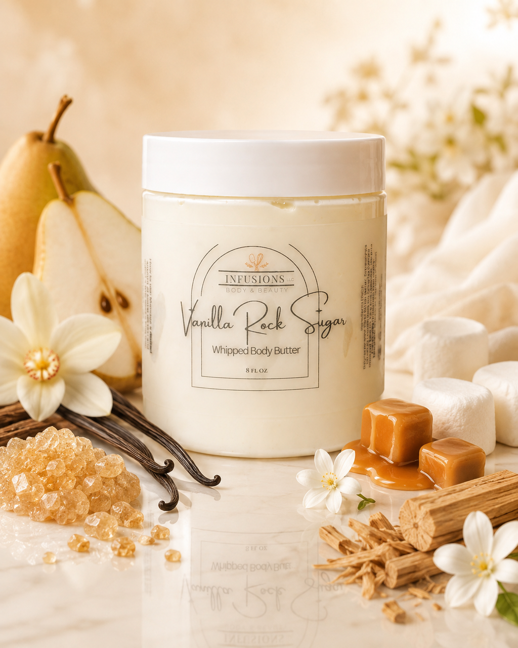 Vanilla Rock Sugar Whipped Body Butter
